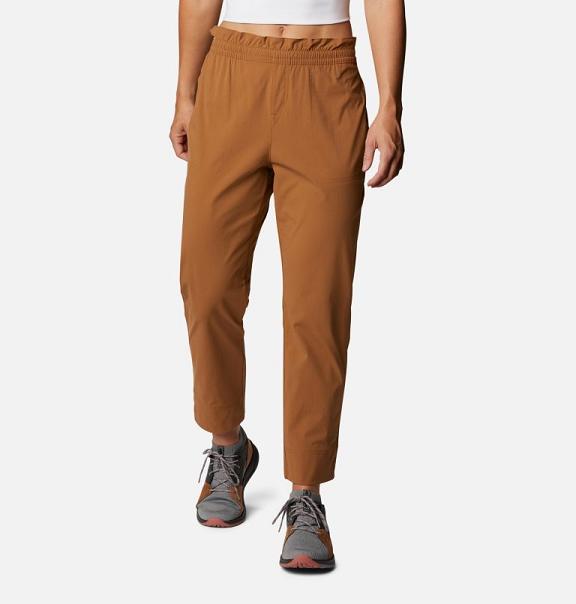 Columbia Uptown Crest Trail Pants Women Brown USA (US1590875)